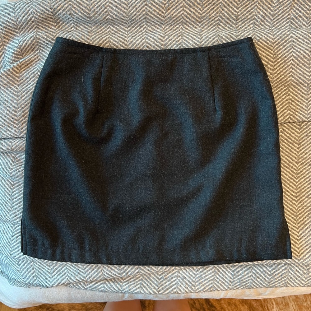 Todd Oldham wool mini skirt